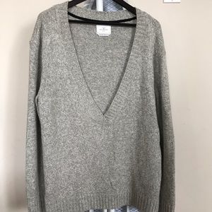 Urban Outfitters Long Sleeve Knit V-Neck Sweater